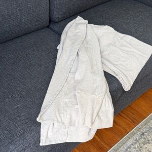 Pact Organic Cotton SZ L Airplane Depart Set - Heather/Cardigan and Wide Pants